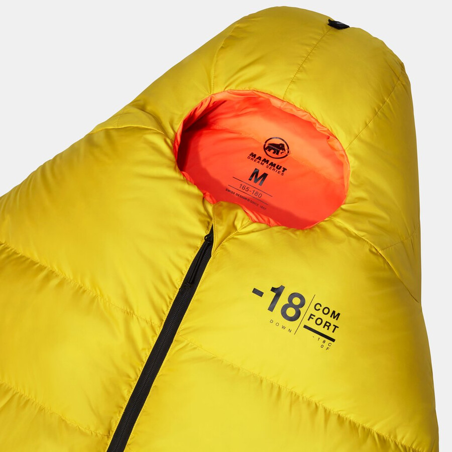 damen-komfort-daunenschlafsack -18°c löwenzahn