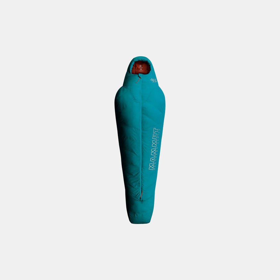 damen-daunenschlafsack perform -10°c petrol