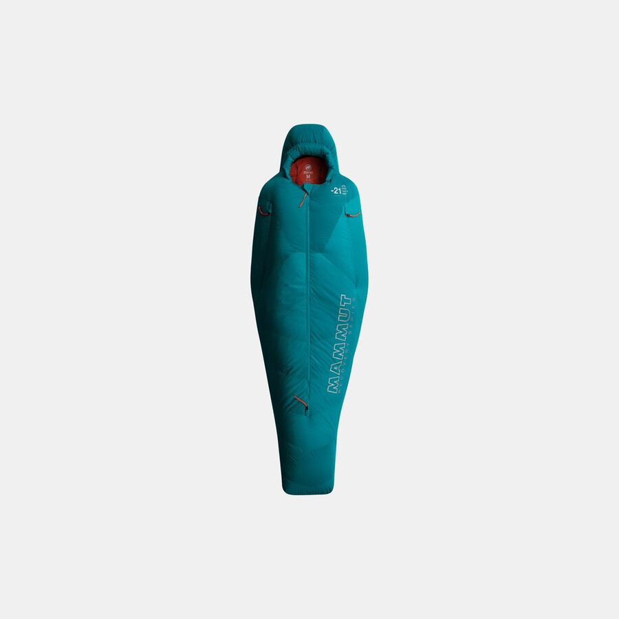 damen-daunenschlafsack protect -21°c petrol