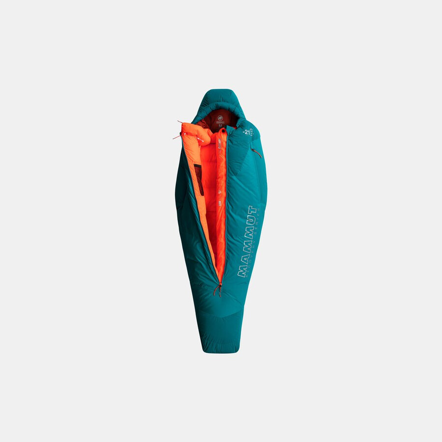 damen-daunenschlafsack protect -21°c petrol