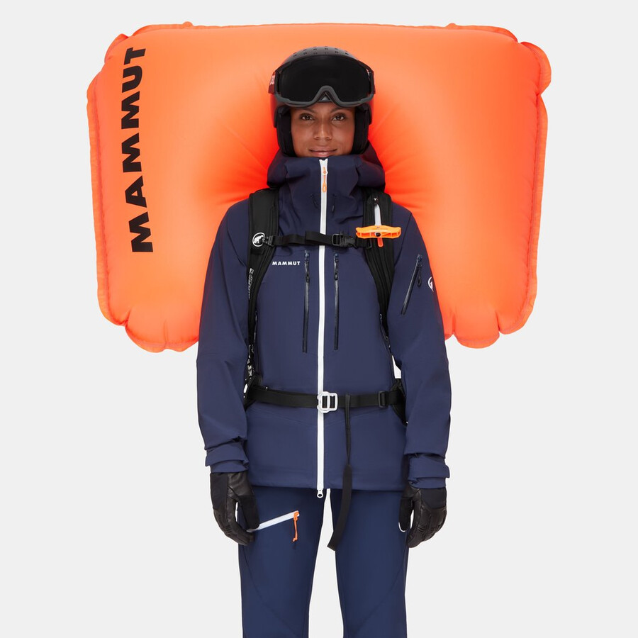 tour 30 damen abnehmbarer airbag 3.0 schwarz