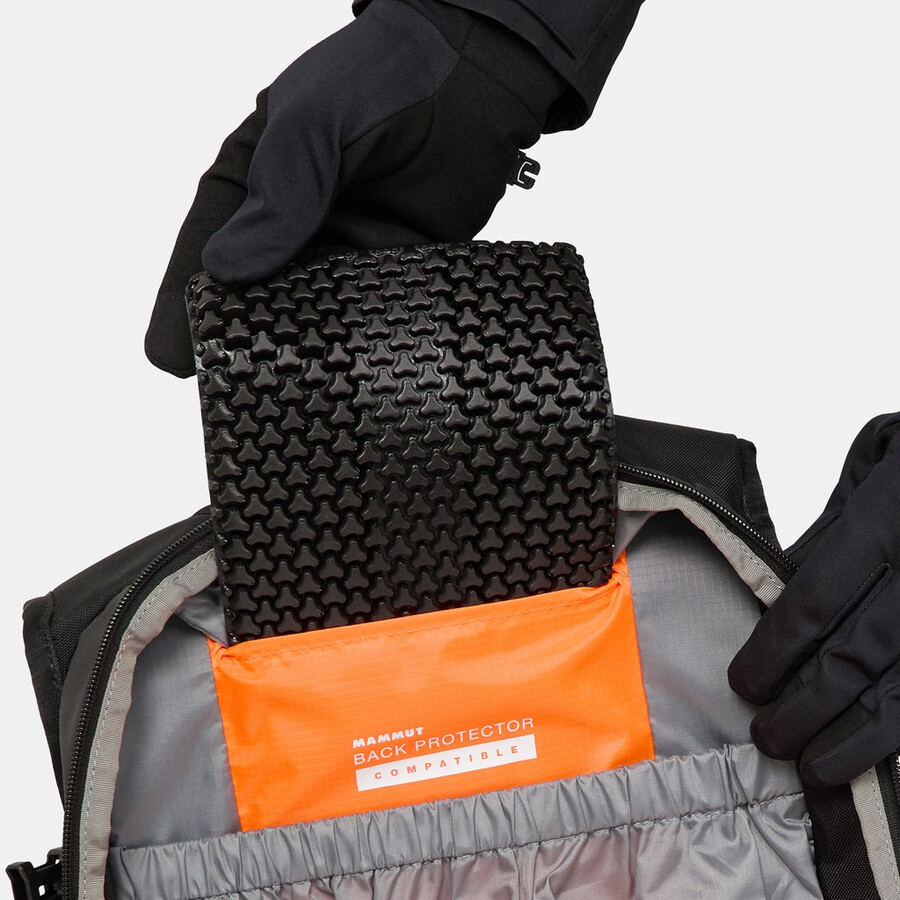 mammut rückenprotektor schwarz