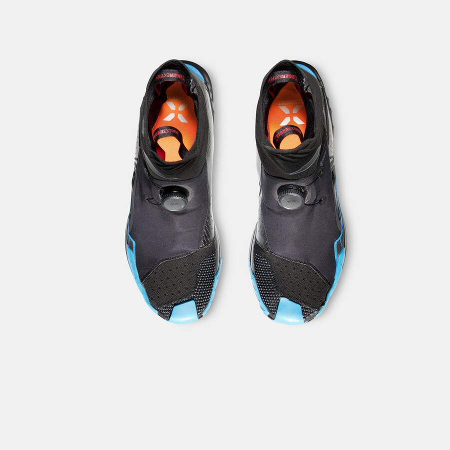 eiger speed boa high gtx damen schwarz-himmel