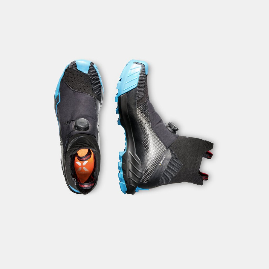 eiger speed boa high gtx damen schwarz-himmel