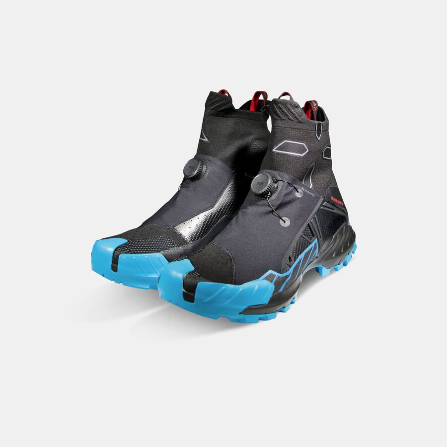 eiger speed boa high gtx damen schwarz-himmel
