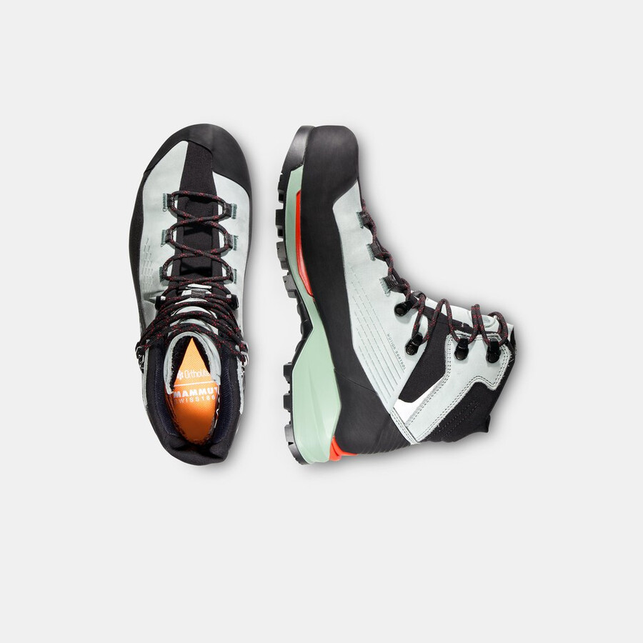 kento guide ii high gtx damen silber-salbei-schwarz