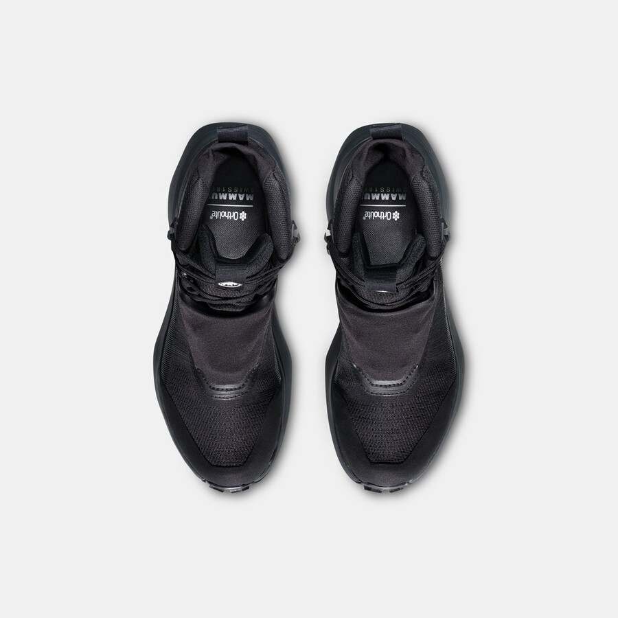 aenergy ultra mid gtx damen schwarz-dunkelstahl