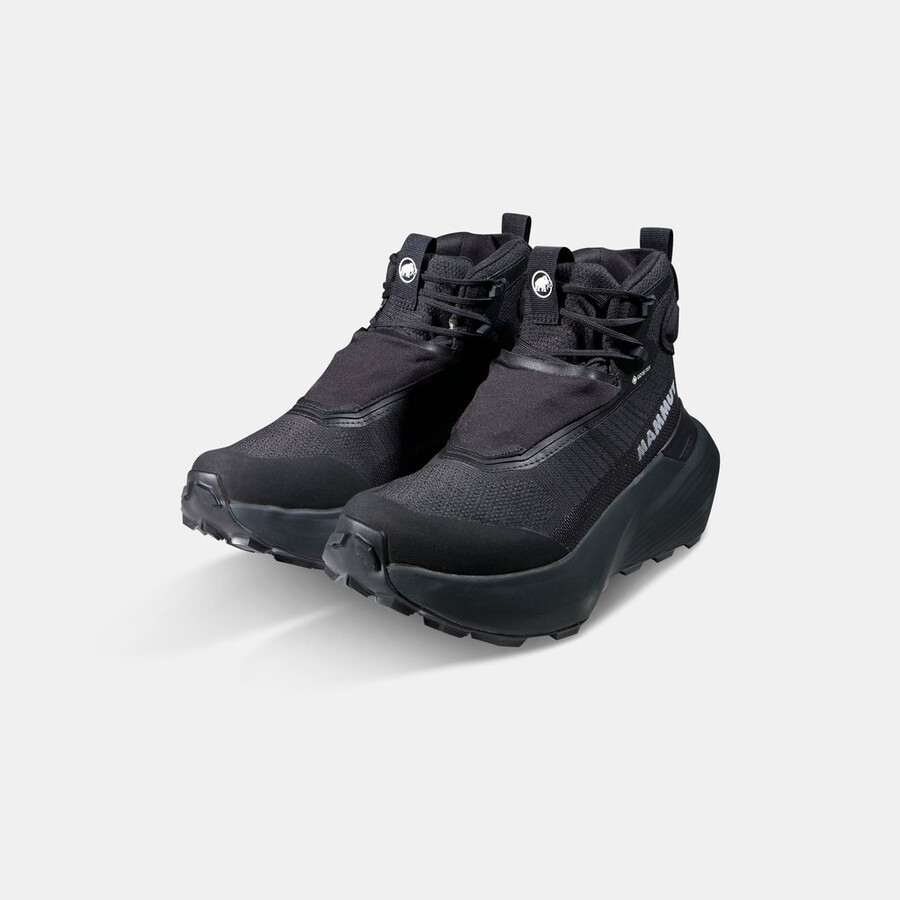 aenergy ultra mid gtx damen schwarz-dunkelstahl