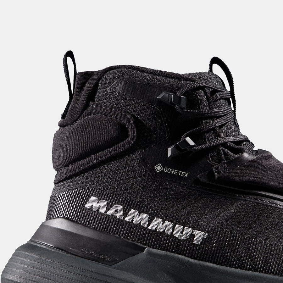 aenergy ultra mid gtx damen schwarz-dunkelstahl